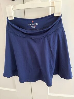 Crewcuts Navy Flared Knit Skirt